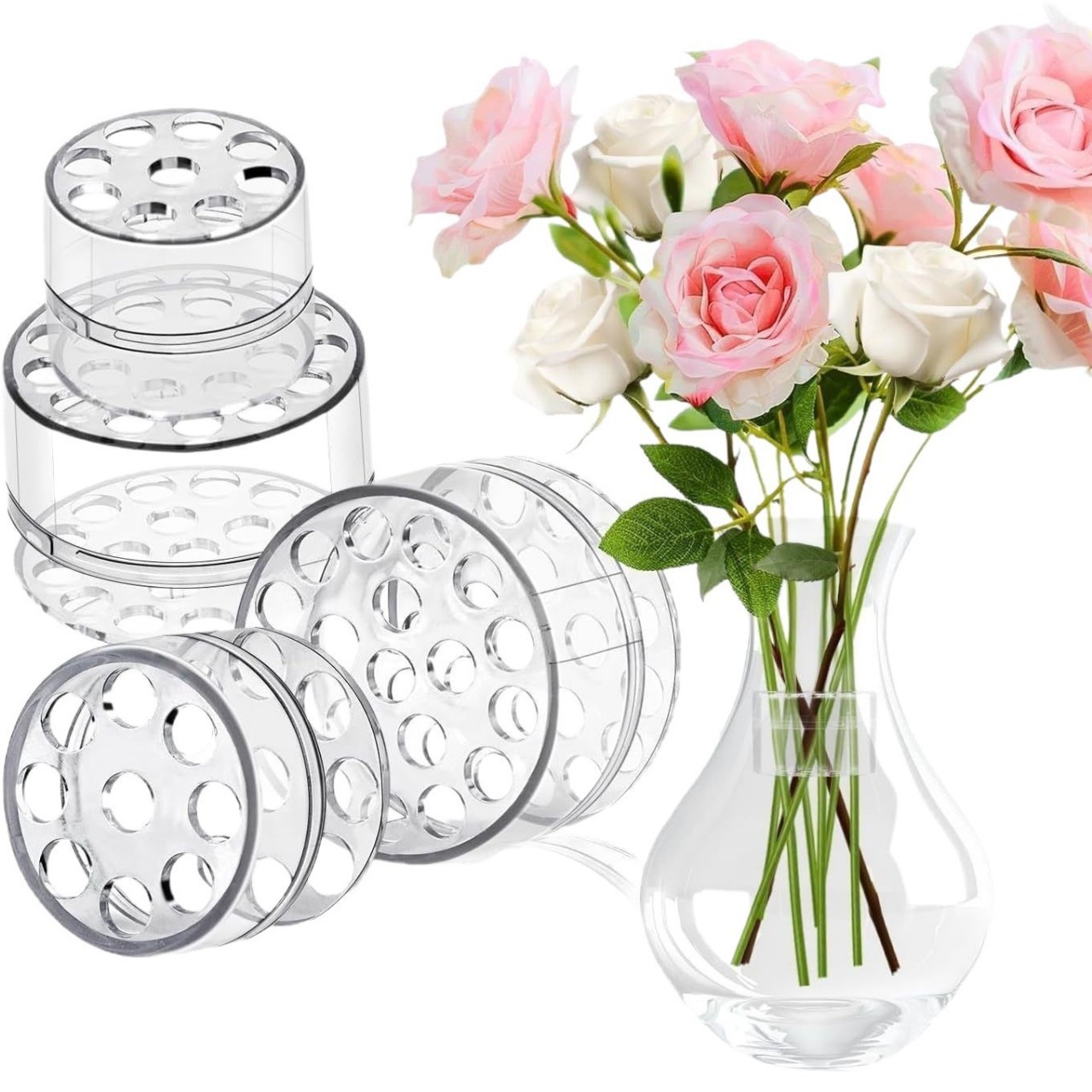 Florist Supply Bulk - Spiral Ikebana Stem Holder for Flowers