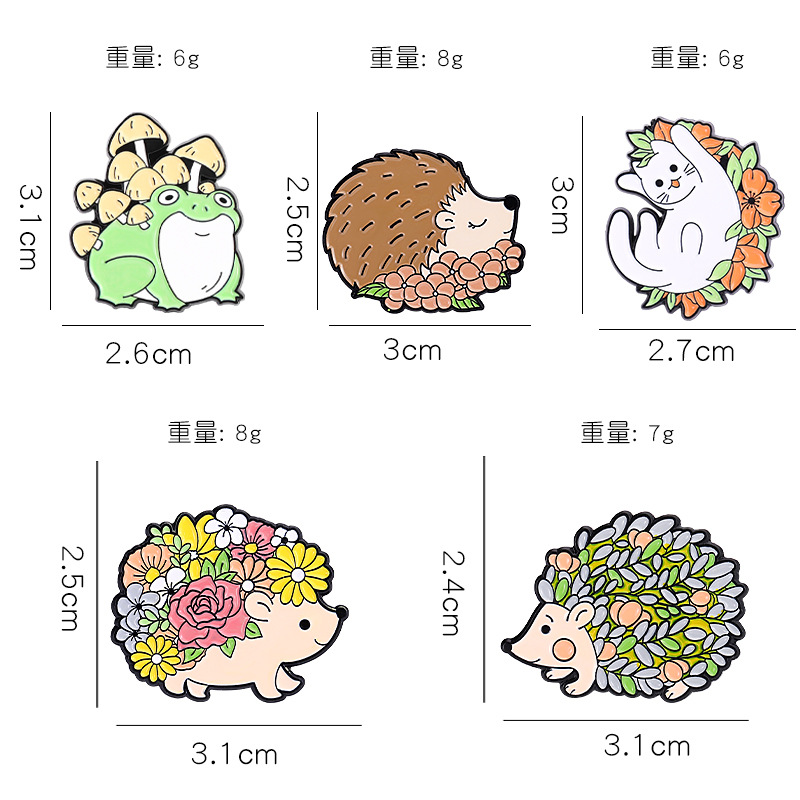 Creative Plants Flowers Animal - Flower Frog Pin review and price