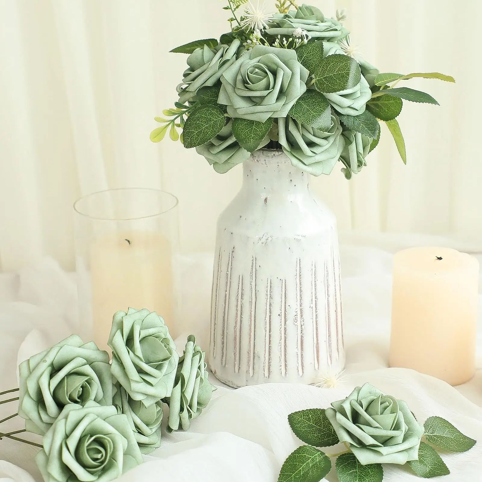 Artificial Flowers 25pcs Real  - Florist Supply Bulk review and price
