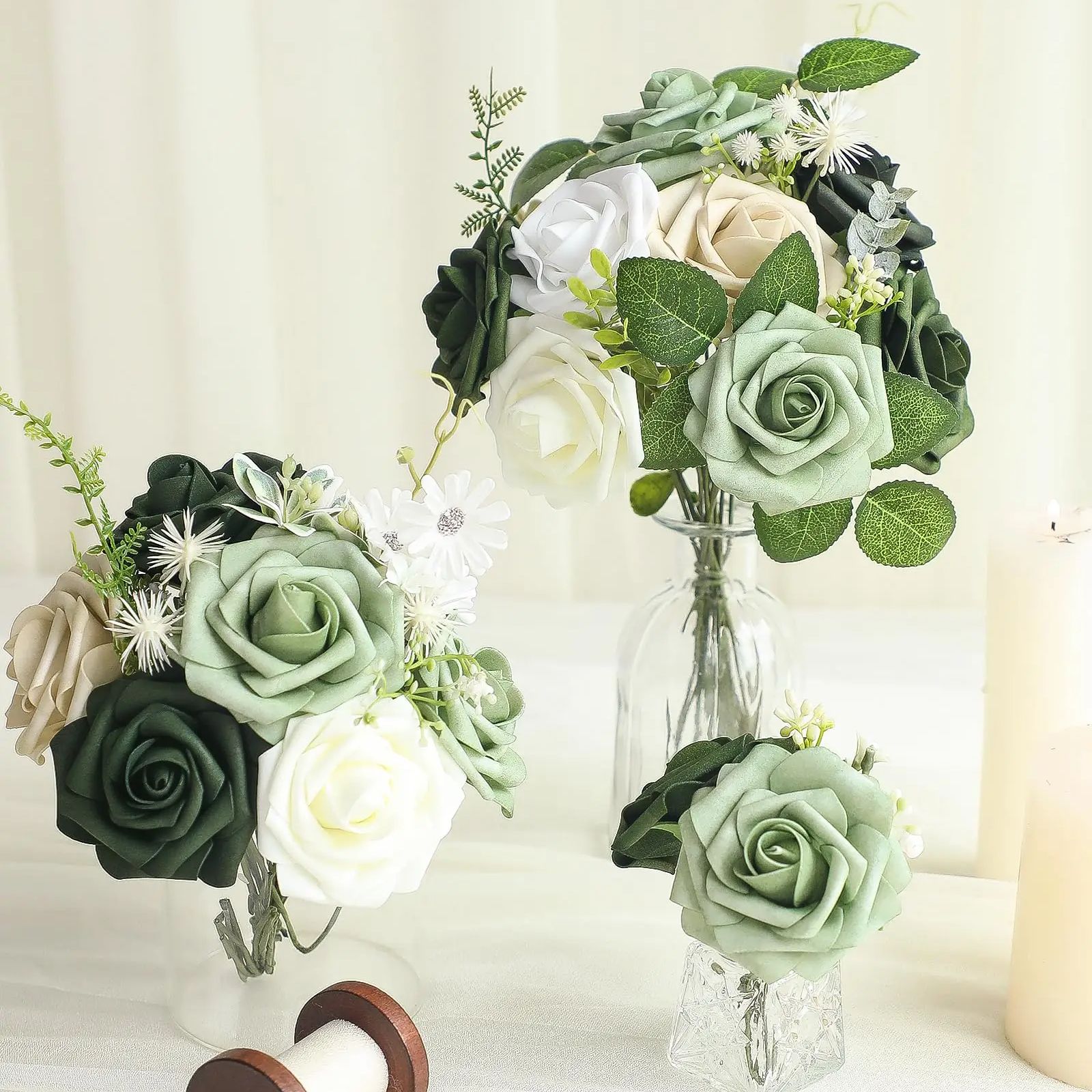 Artificial Flowers 25pcs Real  - Florist Supply Bulk review and price