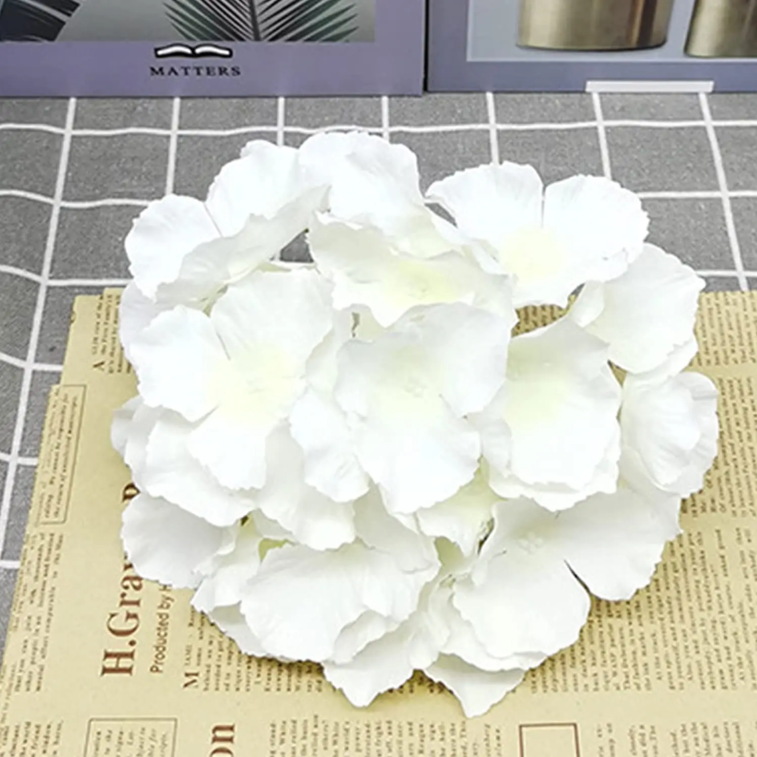 8 inch Big Silk Hydrangea Head - Florist Supply Bulk review and price