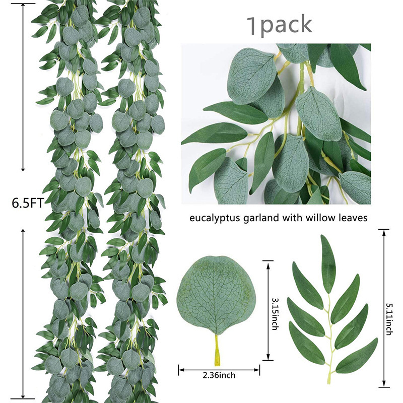 200cm Fake Eucalyptus Rattan A - Eucalyptus Preserved review and price