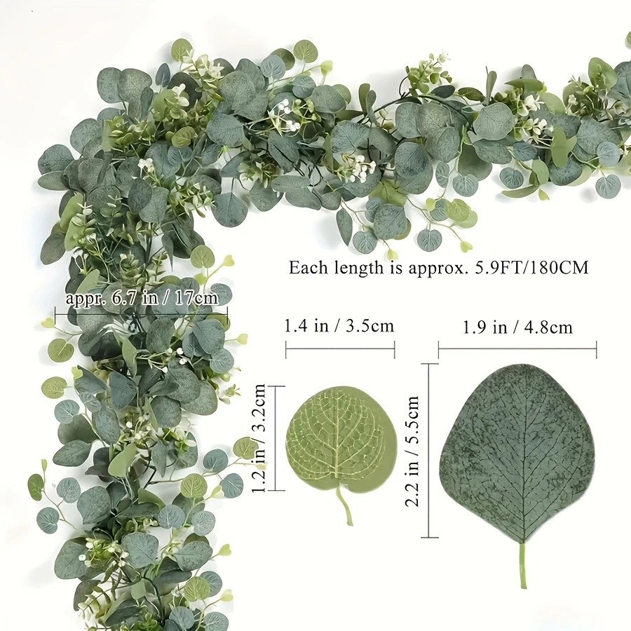 1Pc Artificial Eucalyptus Leav - Eucalyptus Preserved review and price