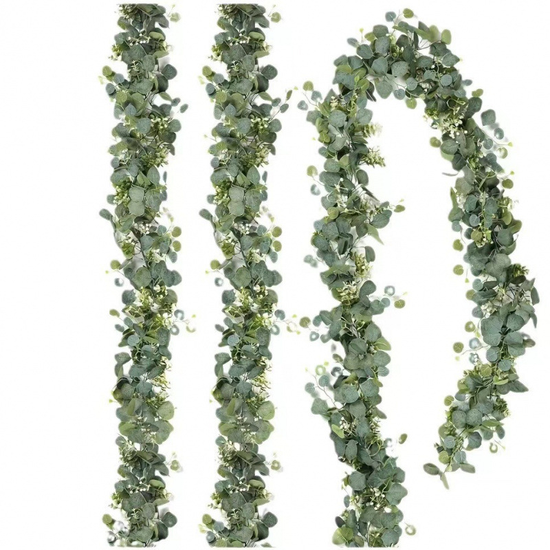 1pc Artificial Eucalyptus Leav - Eucalyptus Preserved review and price
