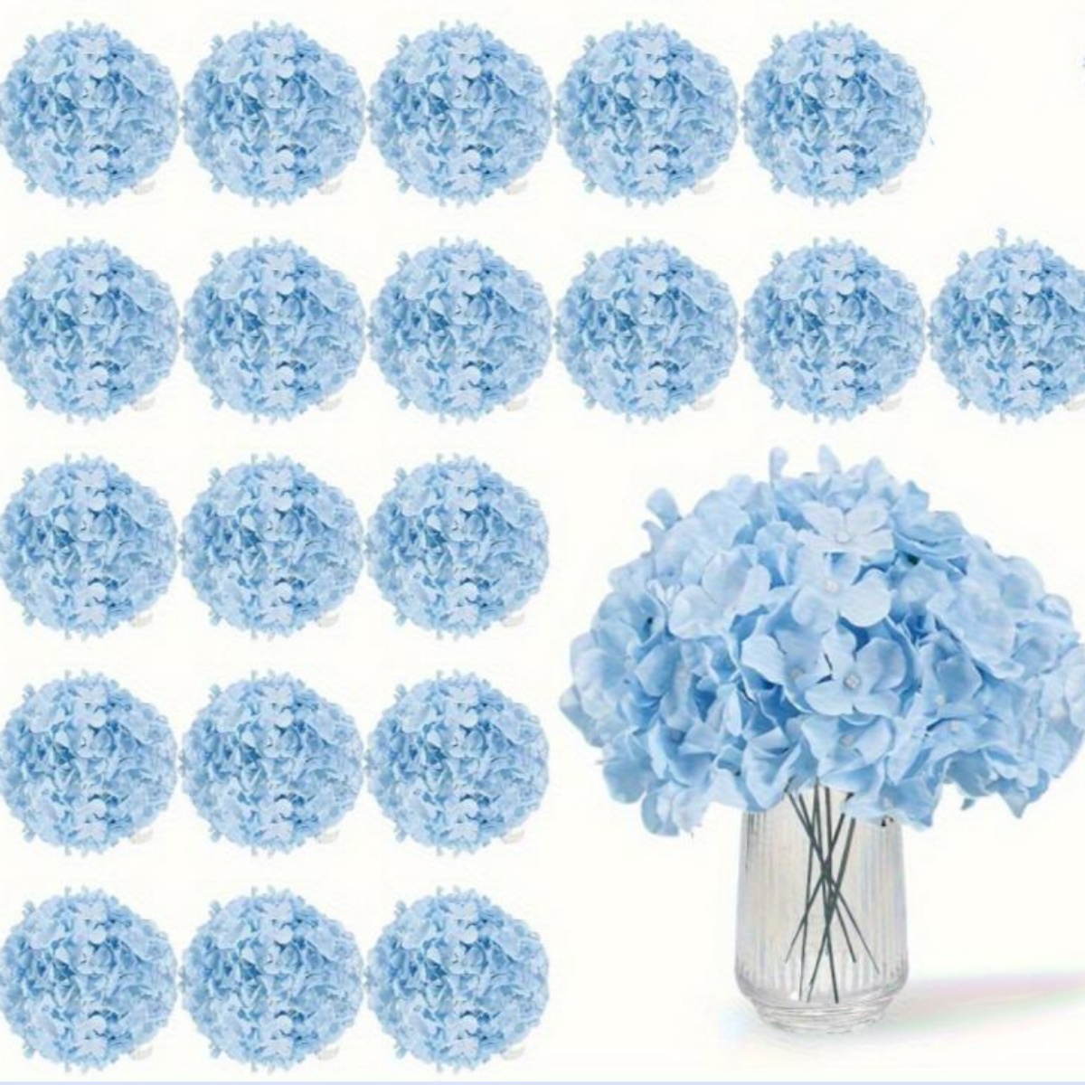 20 Artificial Hydrangea Flower - Florist Supply Bulk review and price