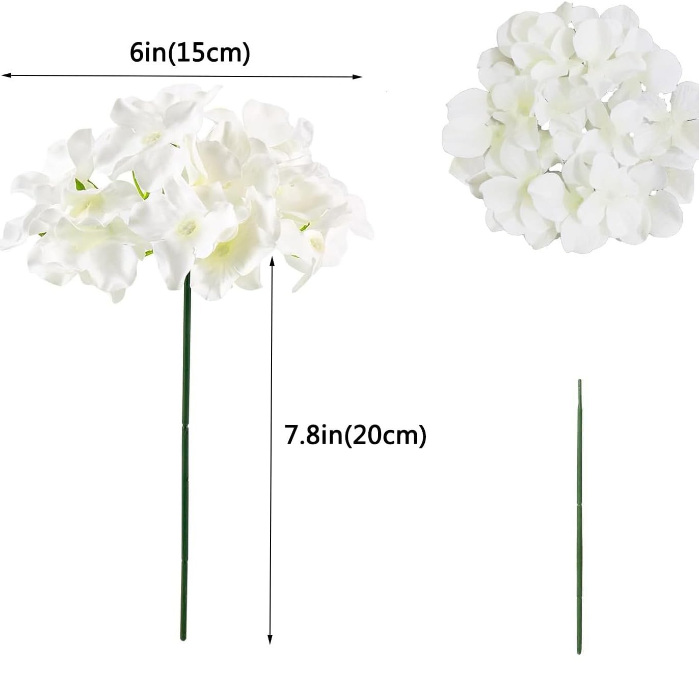 20 Artificial Hydrangea Flower - Florist Supply Bulk review and price