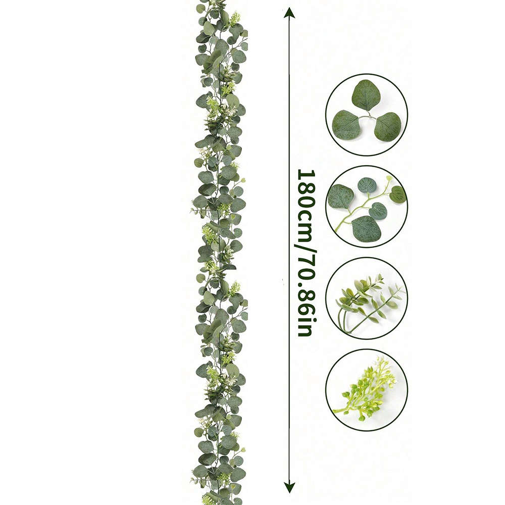 Artificial Eucalyptus Garland  - Eucalyptus Preserved review and price