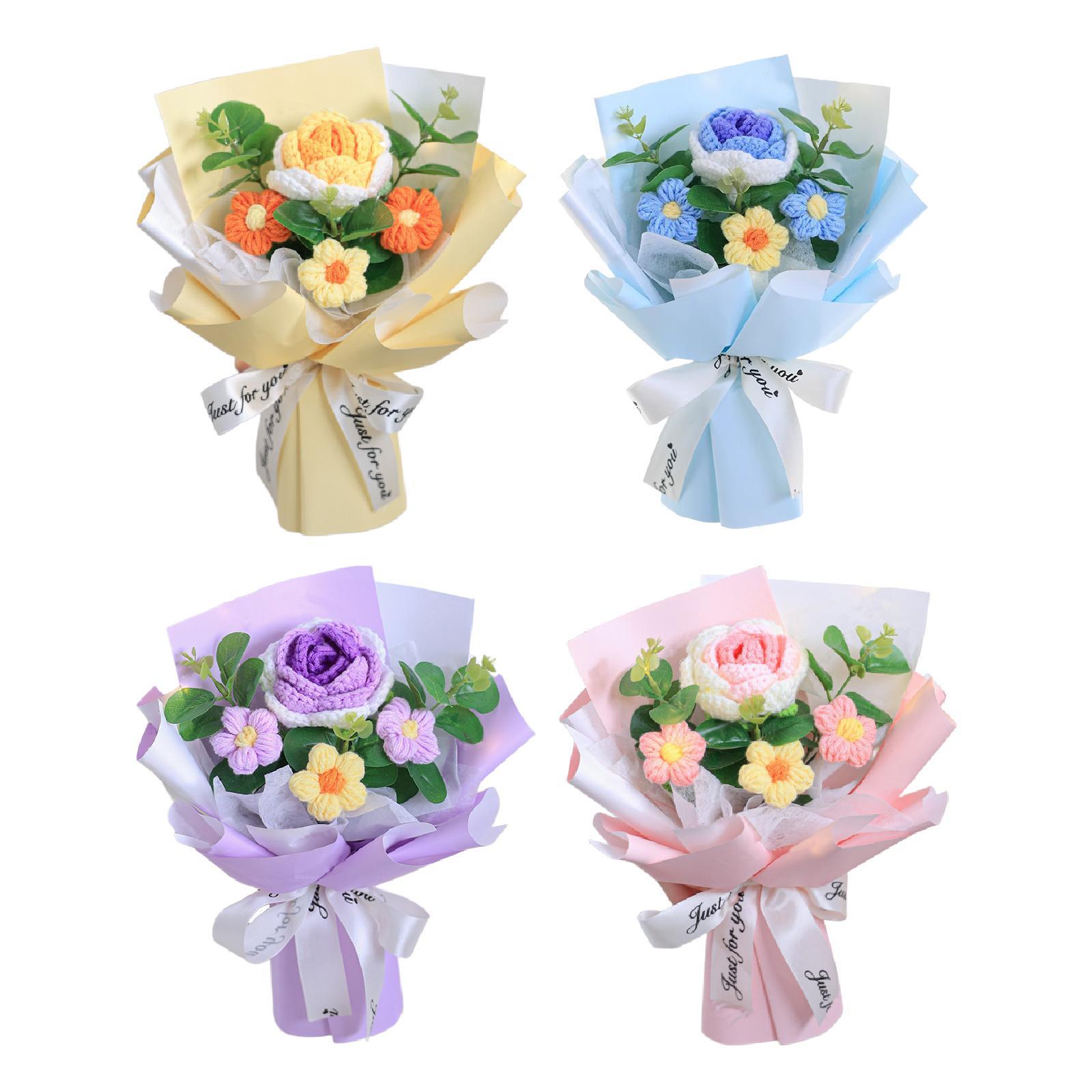 Crochet Flower Bouquet Artific - Eucalyptus Preserved review and price
