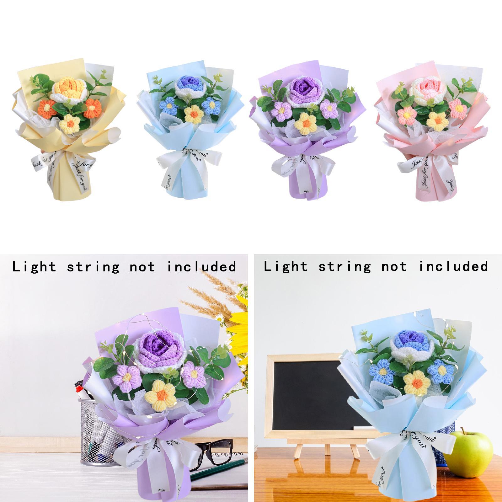 Crochet Flower Bouquet Artific - Eucalyptus Preserved review and price