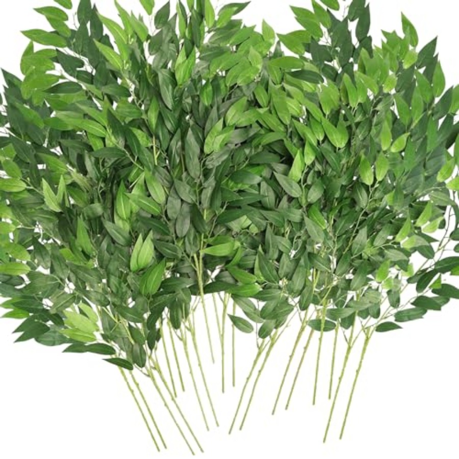 Artificial Italian Ruscus ery  - Ruscus Stem Faux review and price